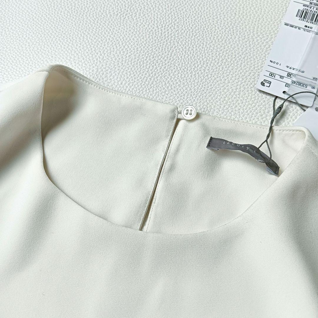 新品未使用✨《セオリーリュクス》25ssブラウスMARVINE洗える