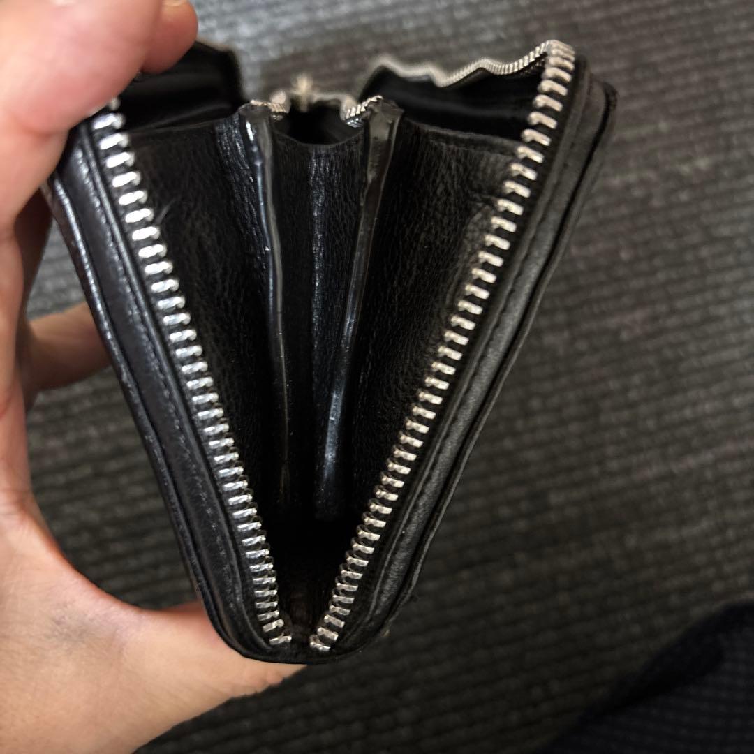 クロムハーツ REC F ZIP レザープレート RINKAN 黒レザー長財布 - メルカリ