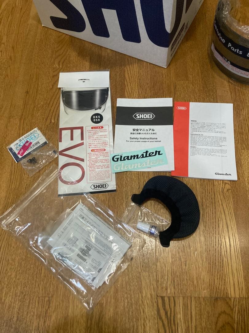 SHOEI グラムスター XL 2022年製 美品 ブラック 付属品完備