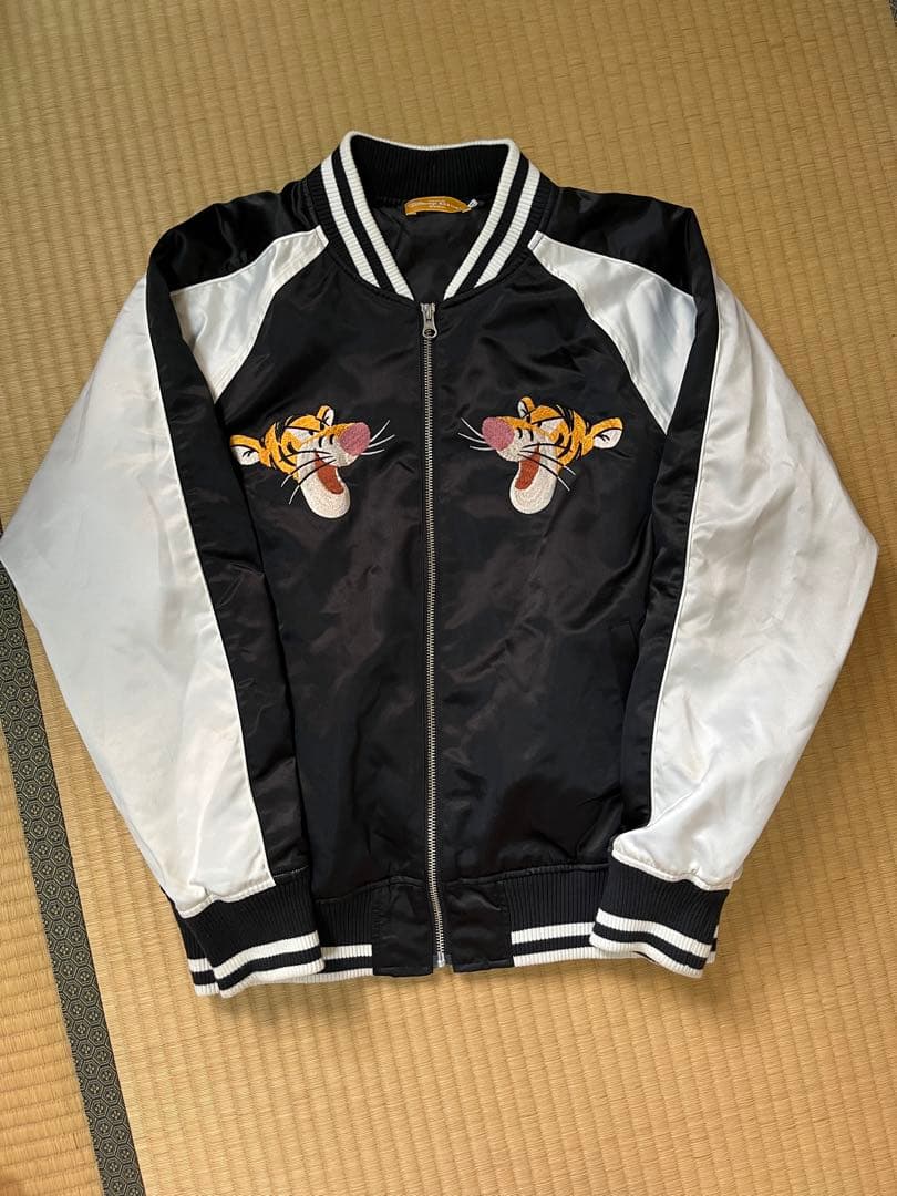 NUMBER NINE スカルプリントブラックスカジャン