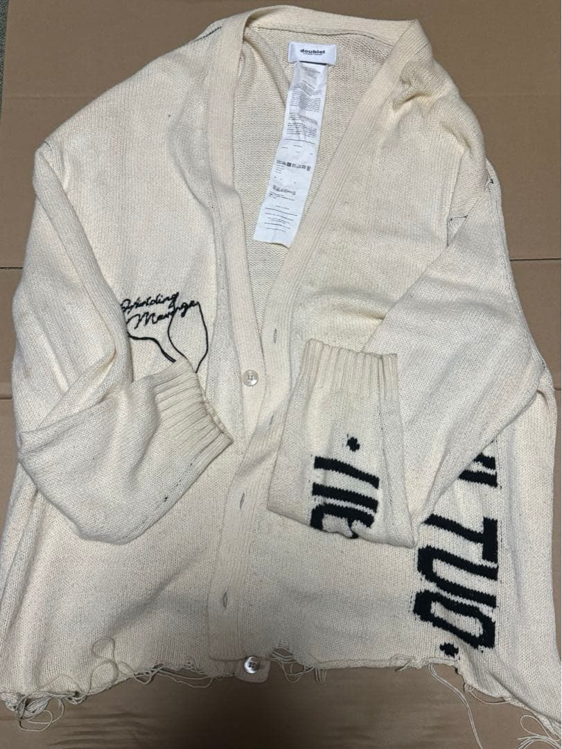 トップス Doublet HIDDEN MESSAGE CARDIGAN VALENCE CARDIGAN at Atelier Delphine