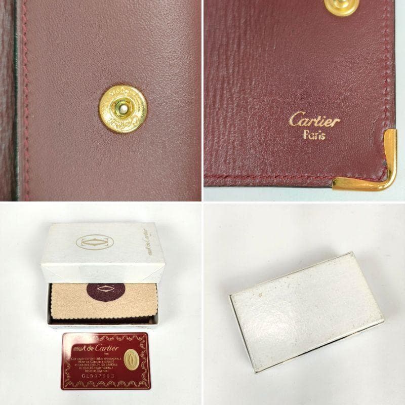 新品未使用 Cartier カルティエ マストライン 4連 キーケース レザー