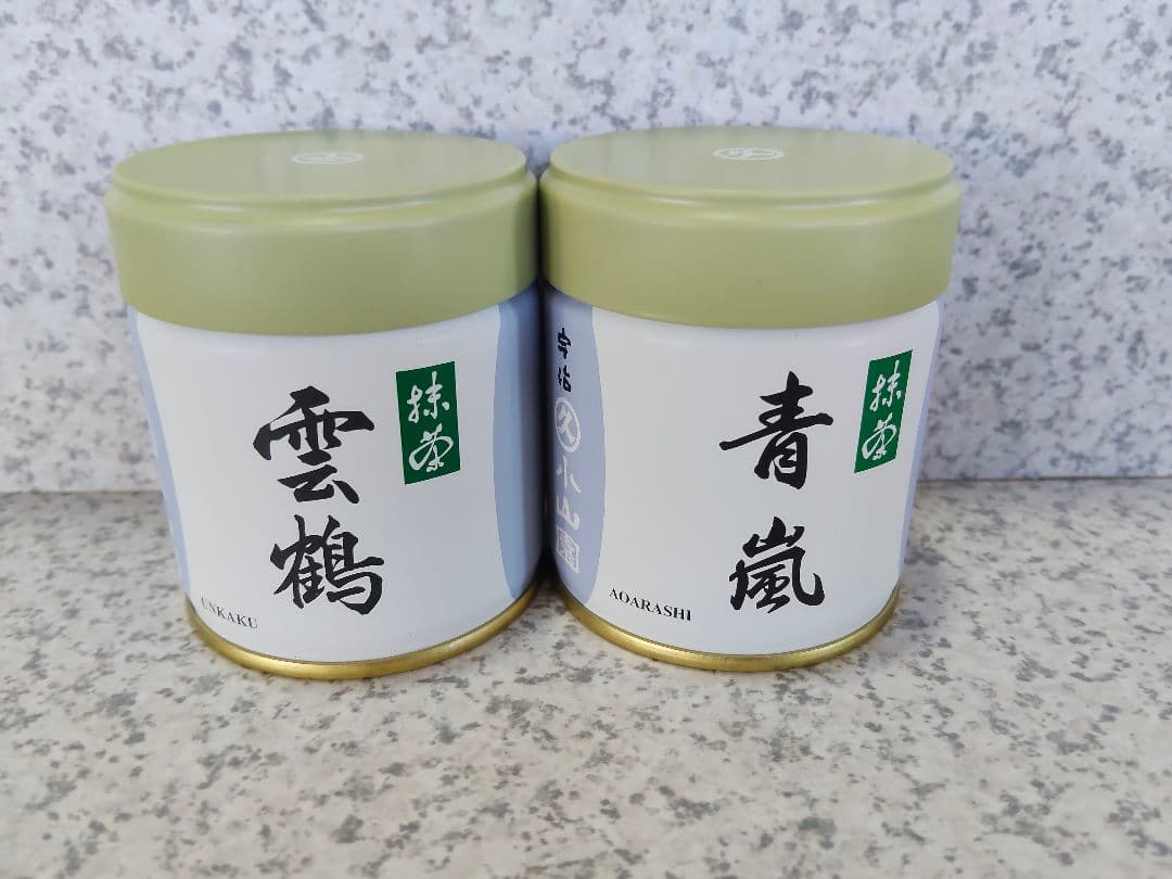 説明欄必読】宇治 丸久小山園 抹茶 雲鶴40g缶 青嵐40g缶【転売