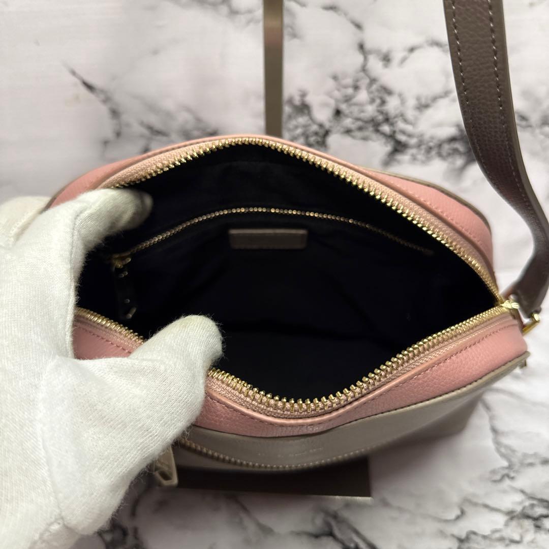 美品)大人気、ポールスミス、ショルダーバッグ、オールレザー、シボ革