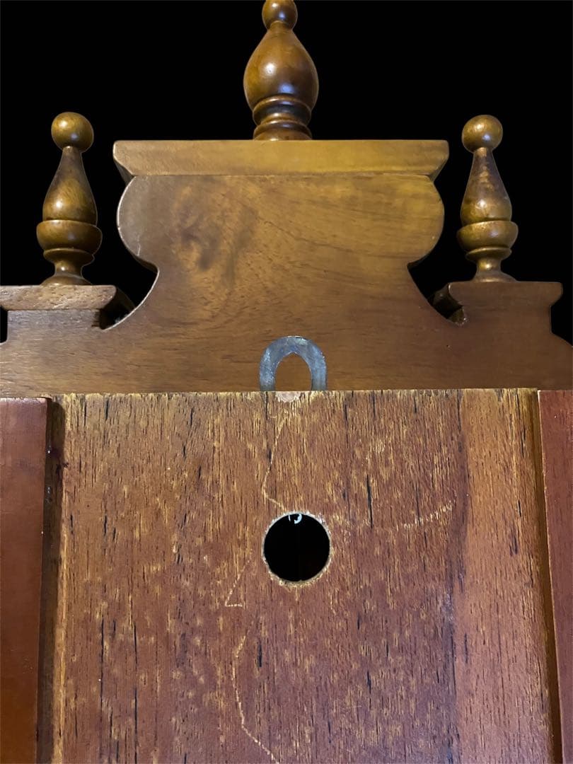 キャメロット　CAMELOT　ローマン文字　カービング　振り子　時計　壁掛け