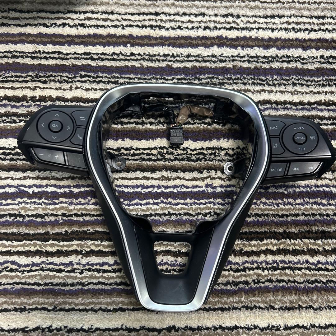 トヨタ RAV4 50系 ハンドルヒーター付 純正本革ステアリング - メルカリ