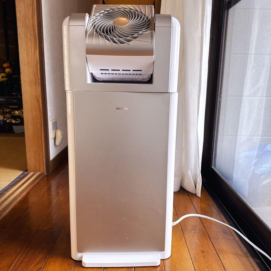 2021年製アイリスオーヤマ　サーキュレーター衣類乾燥除湿機KIJDC-K80 アイリスオーヤマ、除湿機とサーキュレーターを一体化した衣類乾燥機