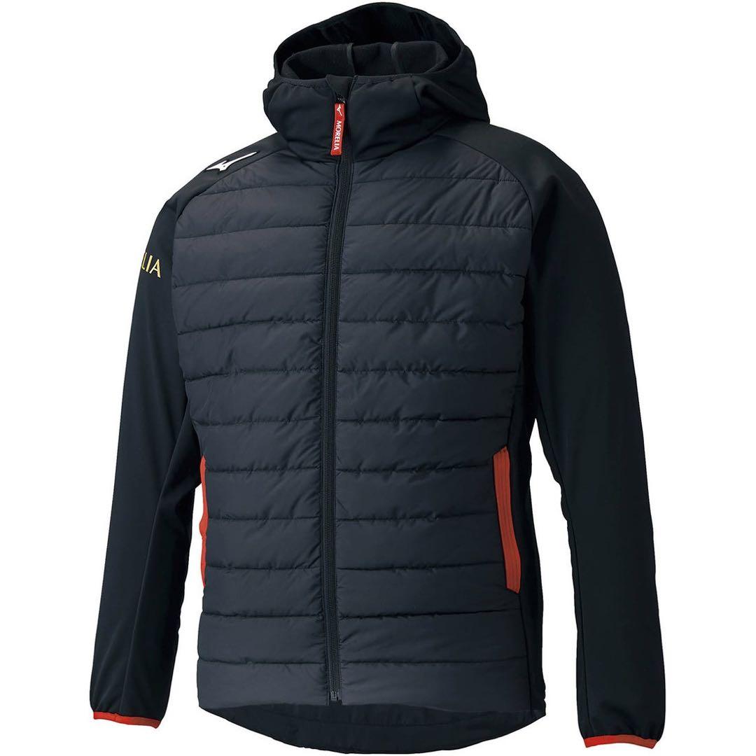 し*も様 Mizuno モレリア フード付きベンチコート ネイビー