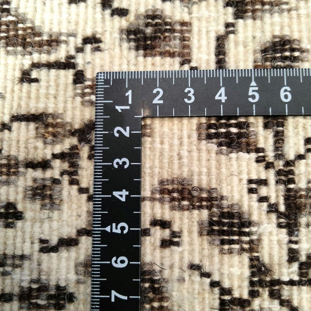 Y358 高級トルコ絨毯 カイセリ 手織 ウールxコットン 63×89cm - メルカリ