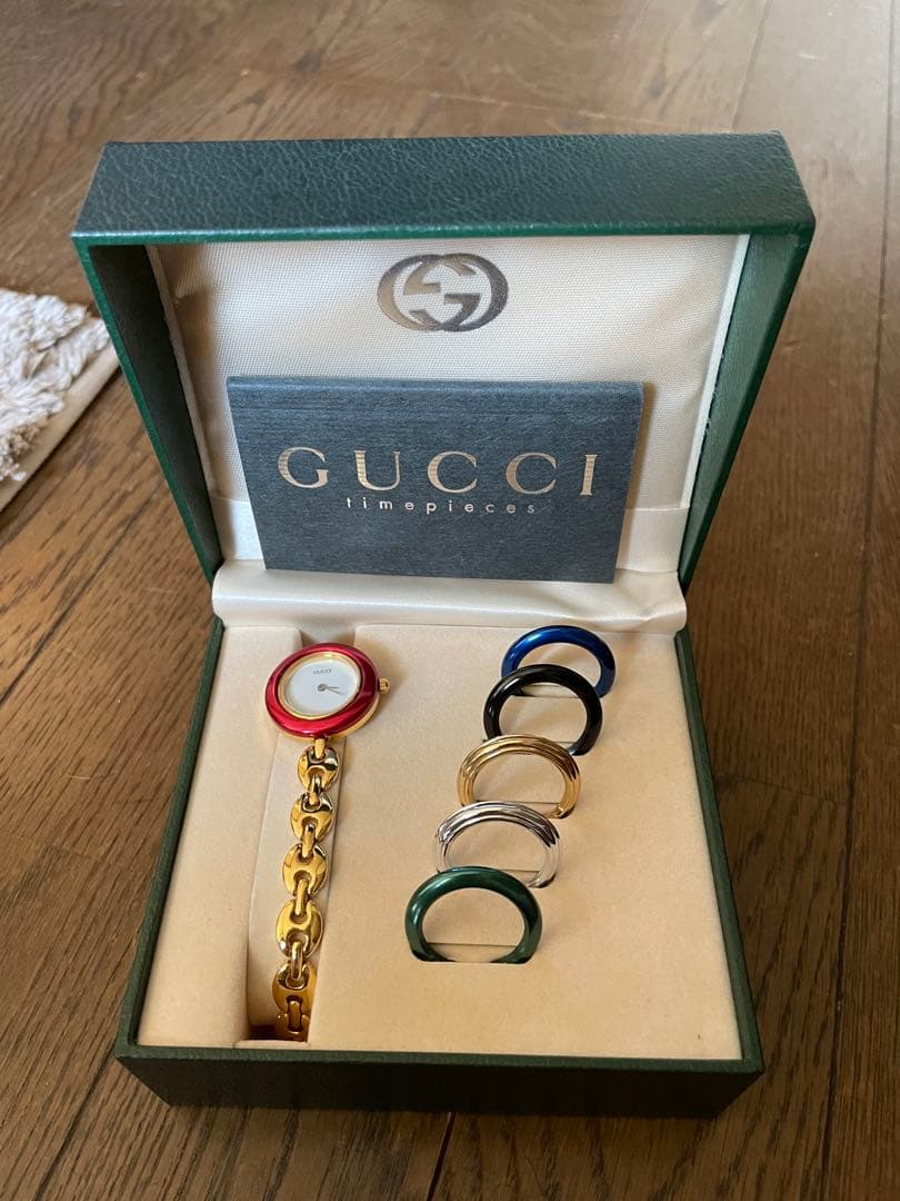 GUCCI 時計とリングセット - メルカリ