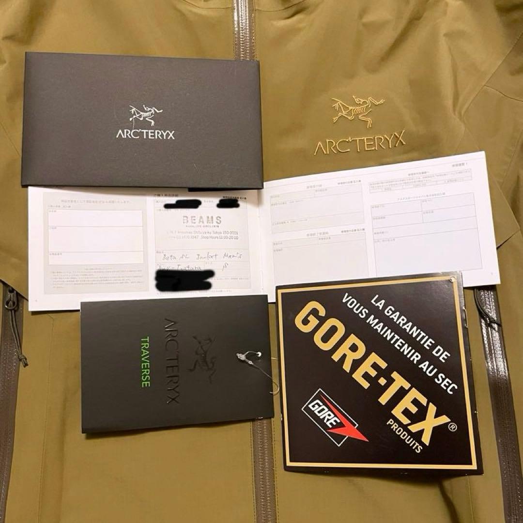 激レア 美品 ARC'TERYX BEAMS 別注 BETA SL 金ロゴ刺繍 - メルカリ