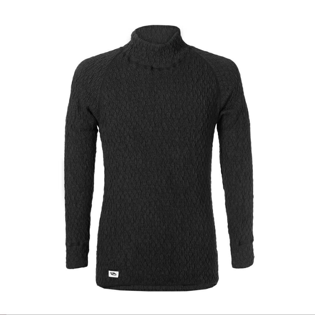 新品未使用　ひだまり健康肌着エベレスト　ハイネック　黒　ブラック　L 楽天市場】[上下別売 送料無料] ひだまり 健康肌着 エベレスト X