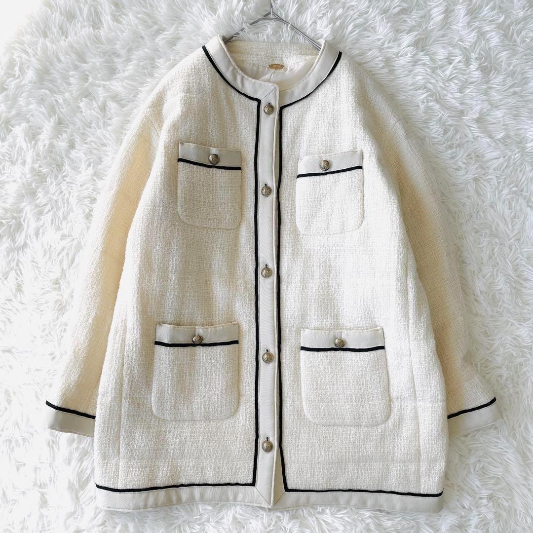 美品✨ドゥーズィエムクラス ツイード キルティングジャケット 金