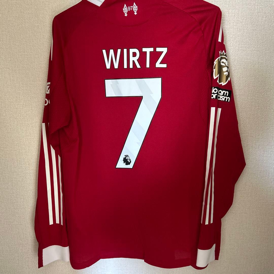 リヴァプールユニフォームホーム25/26ヴィルツ長袖 - メルカリ