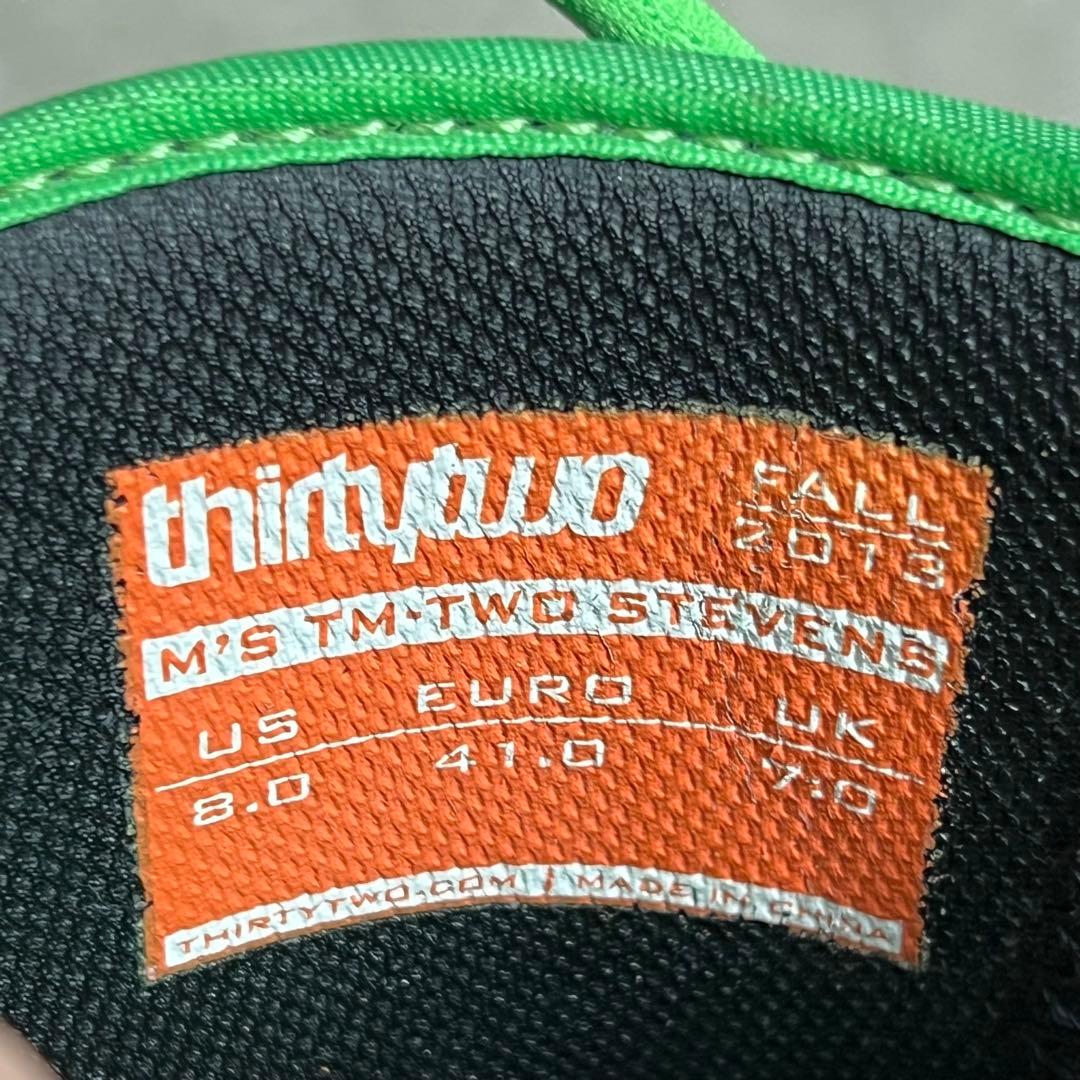 thirtytwo TM-2 STEVENS ブラック グリーン 25.5cm