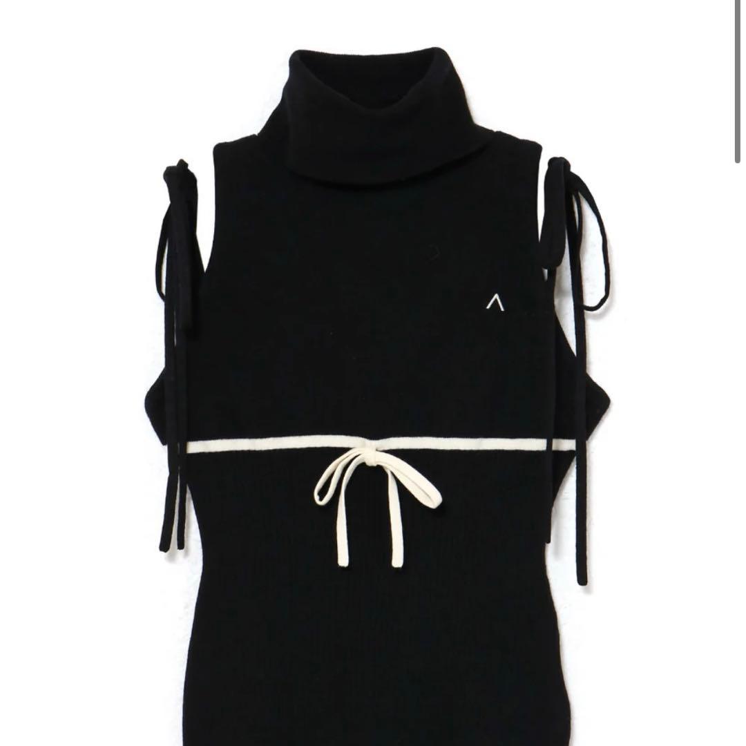 トップス Adele ribbon tank andmary Adele ribbon tank Black - メルカリ