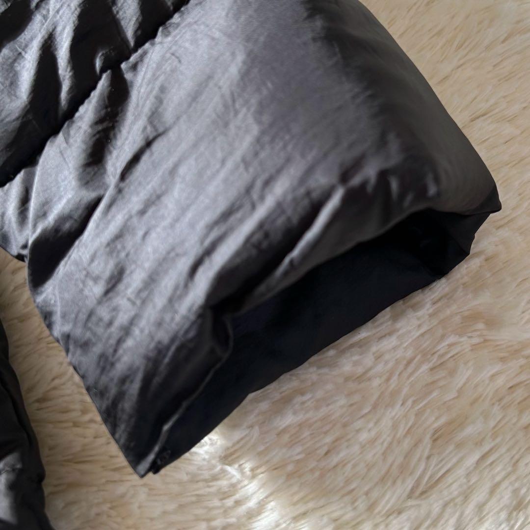 BALMAIN ダウンコート ブルーフォックスファー ダウン95% ブラック