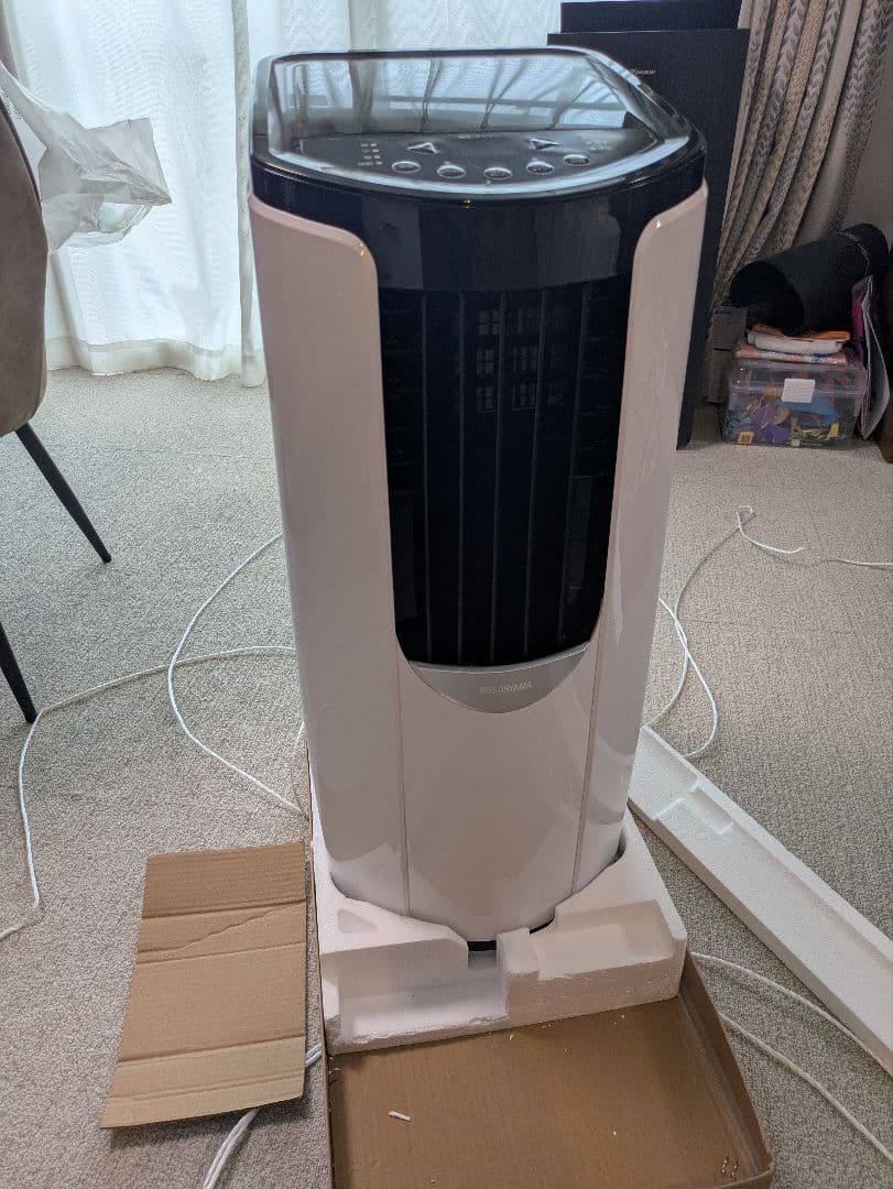 美品！アイリスオーヤマIRISOHYAMA ポータブルクーラー PCE-221G Amazon | 【設置工事不要】アイリスオーヤマ ポータブルクーラー