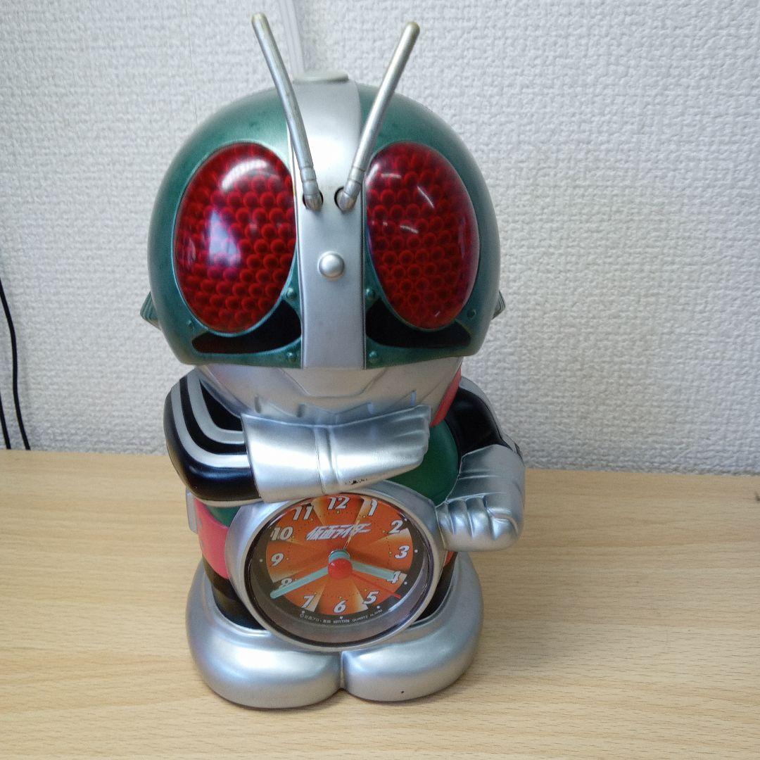 動作OK!仮面ライダー 目覚まし時計 - メルカリ
