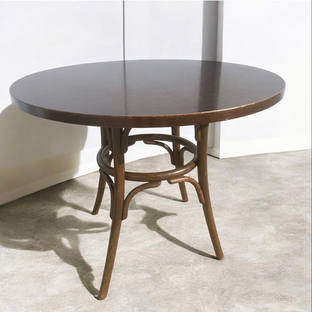 夢魔様】AIDEC アンテークカフェテーブル ラウンドテーブル ポーランド製