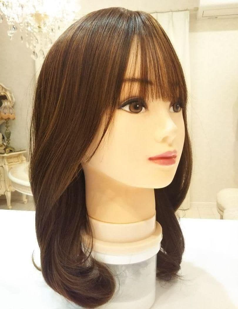 レミー人毛100%✨I型つむじ総手植え地肌✨プレミアム 北川景子