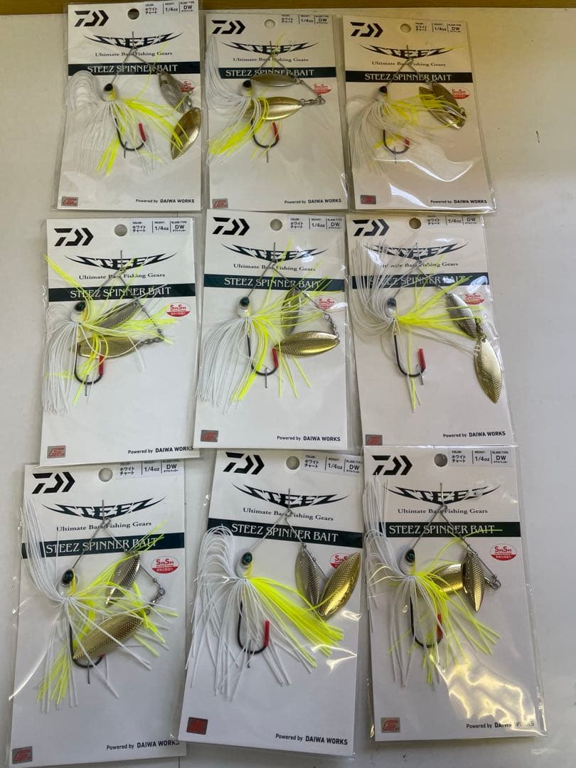 ダイワ スティーズスピナーベイト 9セット ルアーセット