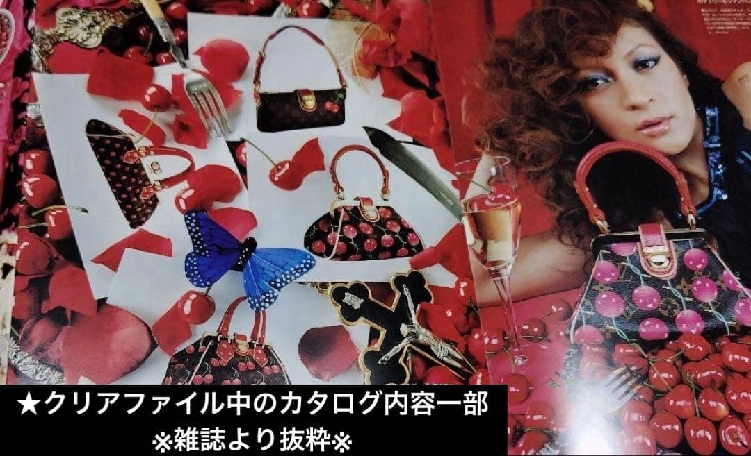 激レア非売品】ルイヴィトン クリアファイル付きカタログ 村上隆コラボ