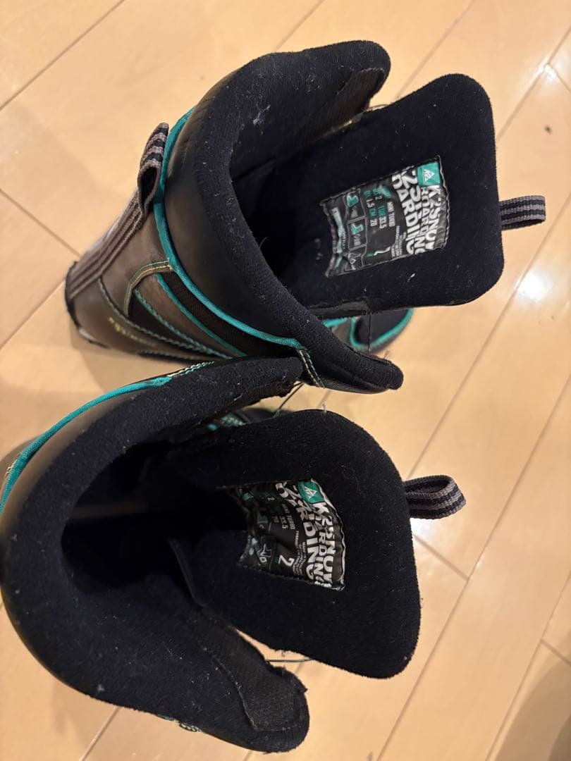 K2 スノーボード セット ブラック/グリーン 110 - メルカリ