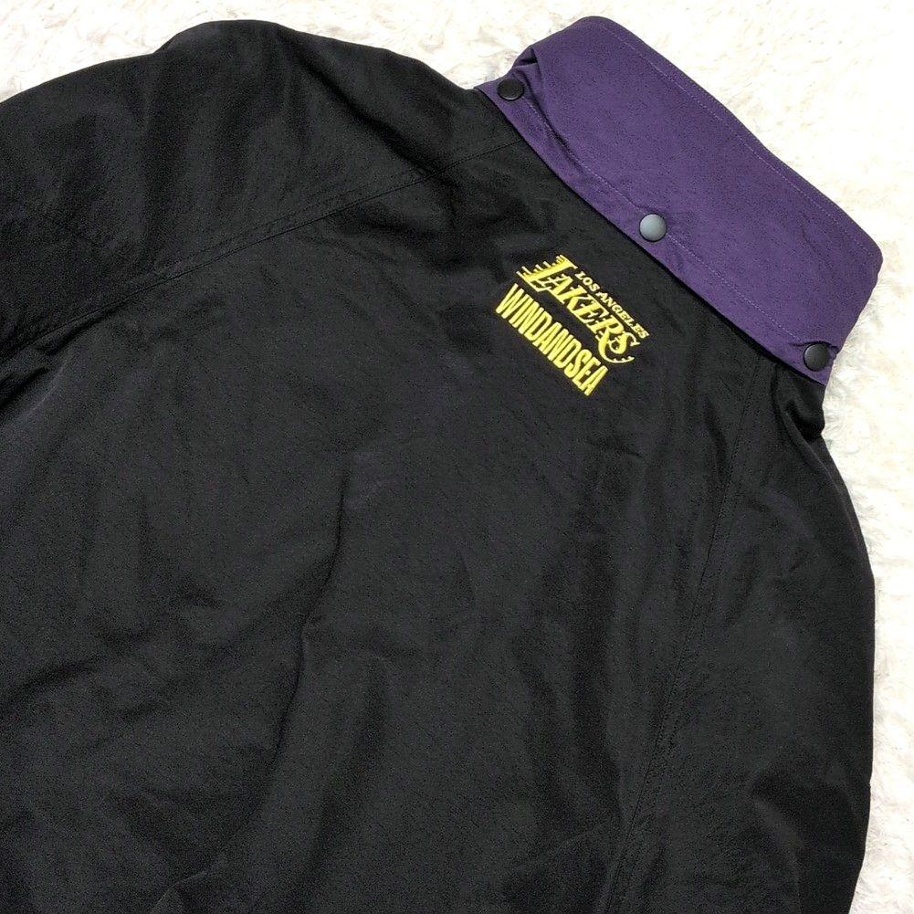 未使用 タグ付き L相当】ウィンダンシー レイカーズ ブルゾン ワッペン