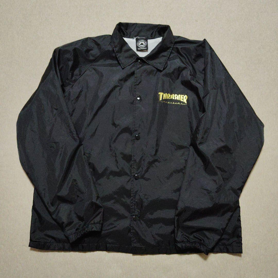 90's THRASHER コーチジャケット ブラック USA オールドスケート