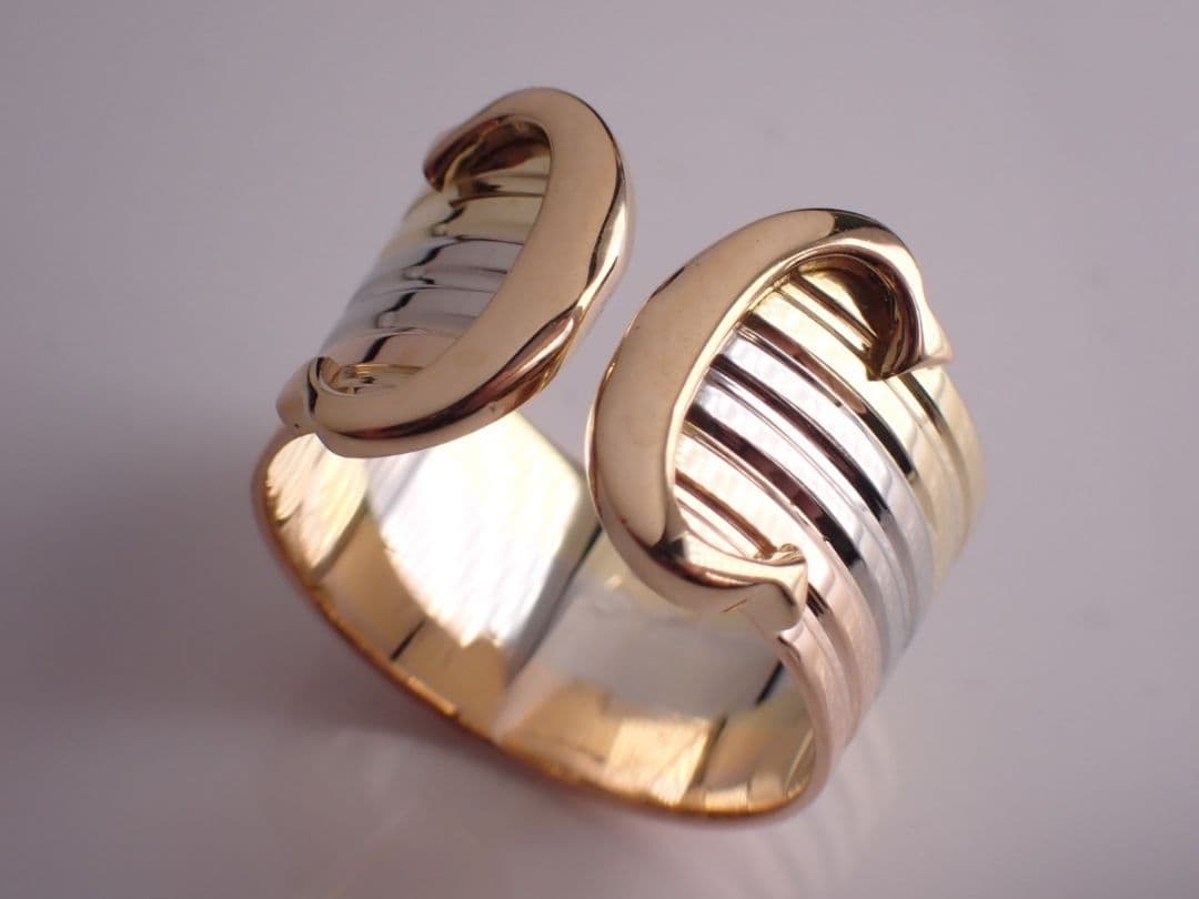 Cartier カルティエ C2リング 指輪 750WG/PG YG 52号 - メルカリ