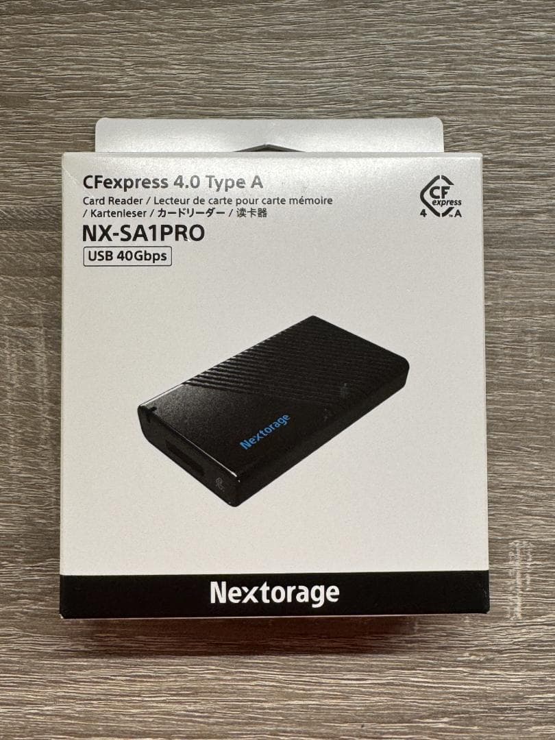 Nextorage NX-SA1PRO CFexpressリーダー 未使用開封済 NX-SA1PRO | CFexpress™ 4.0対応 CFexpress Type A USB 40Gbps カード