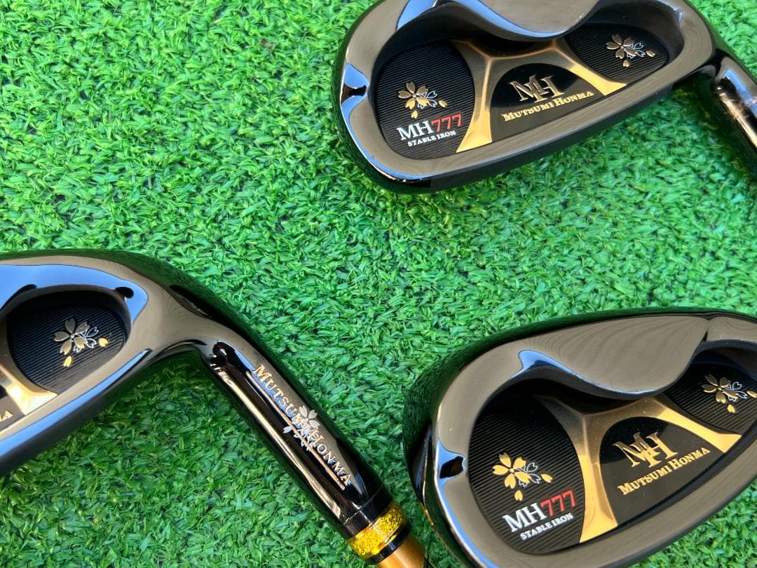 ぼ*ん様 MUTSUMI HONMA MH777 ワンレングス アイアンセット