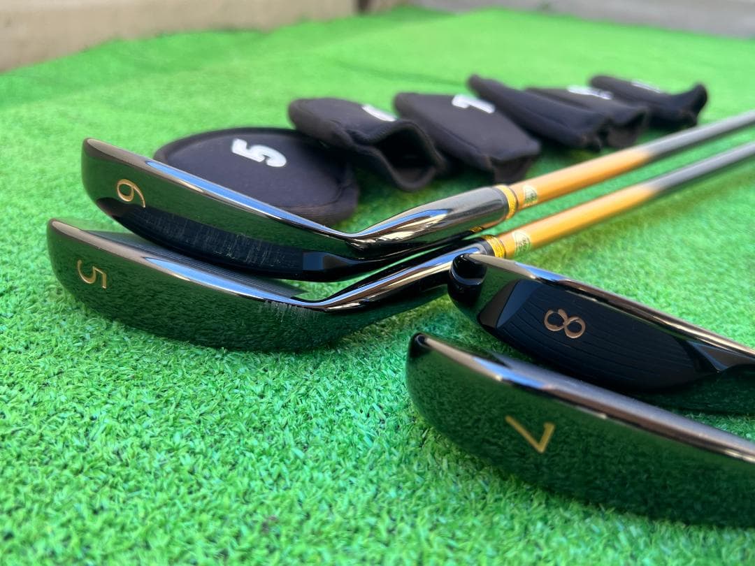 ぼ*ん様 MUTSUMI HONMA MH777 ワンレングス アイアンセット