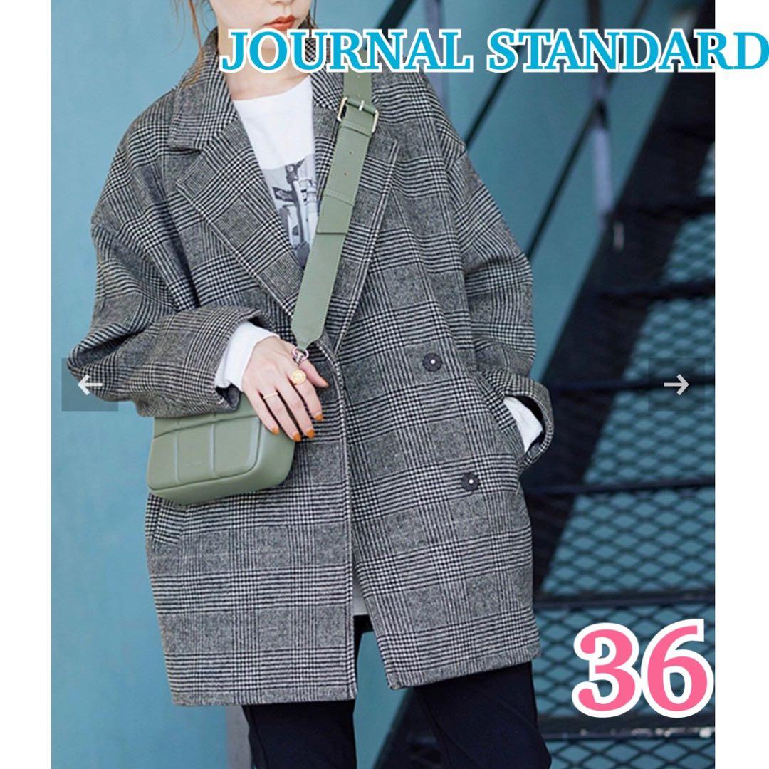 美品 ★JOURNAL STANDARD★ スーパー140ビーバーテーラーコート JOURNAL STANDARD（ジャーナルスタンダード）の「スーパー140ビーバー