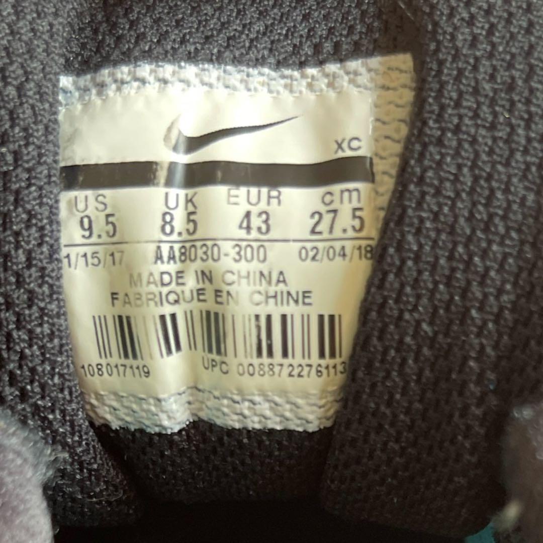 美品　Nike Air Zoom Vapor X RFロゴ入りBlue　27.5