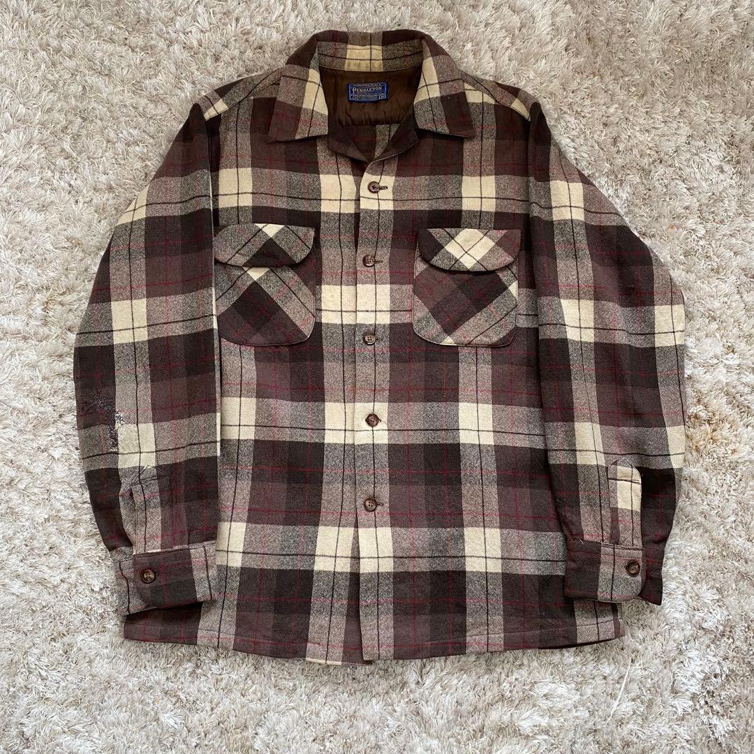 好配色50s Pendleton ボードシャツ - メルカリ