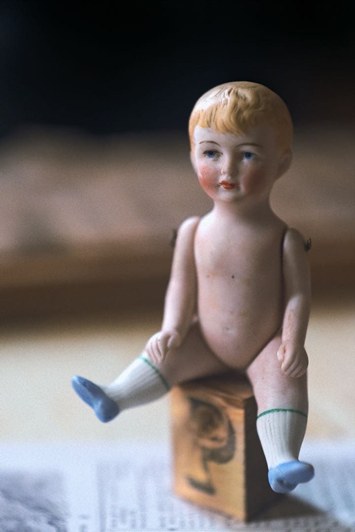 h*a様 アンティーク ビスクドール ミニョネット ドイツ - メルカリ