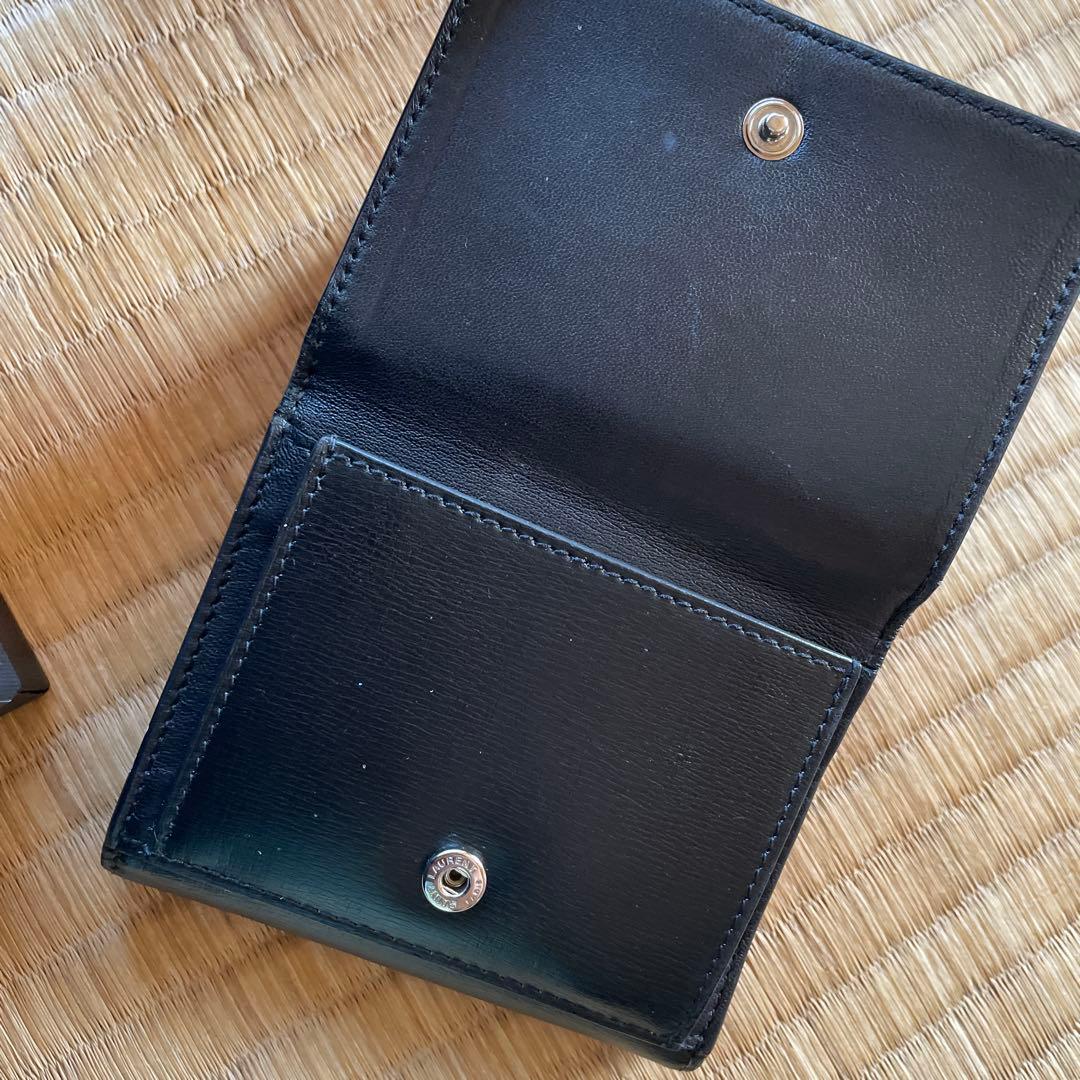 値下げ交渉可】サンローラン 三つ折り財布 カランドラ ブラック - メルカリ