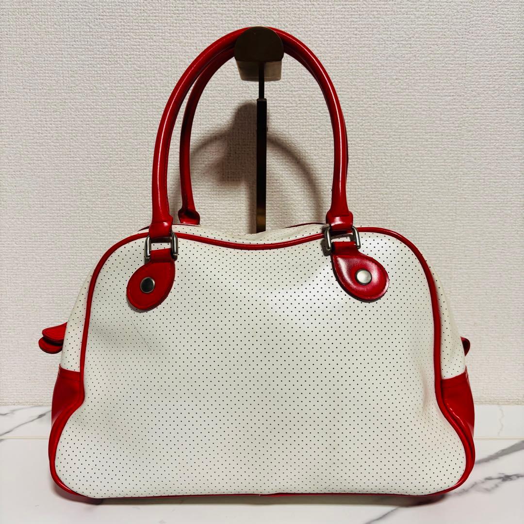 希少 y2k サマンサタバサ ニッキーヒルトン パンチング ハンドバッグ