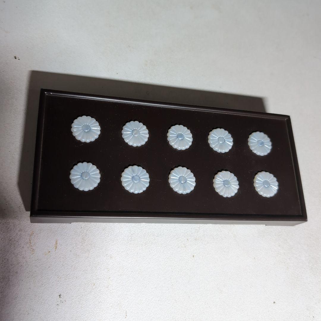 香道具志野流 十種香札銀葉盤 樹脂製