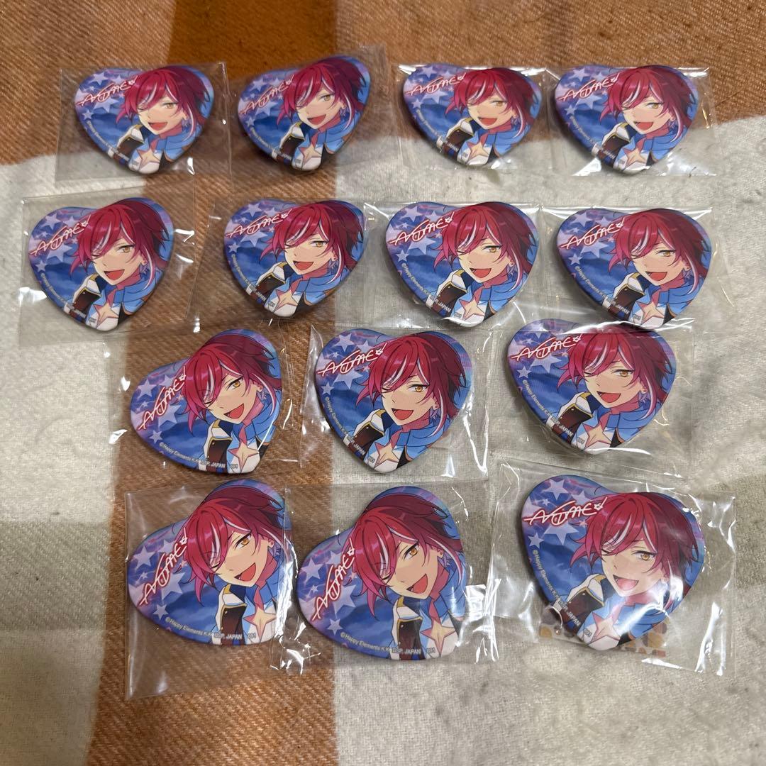 あんスタ 逆先夏目 夏目 とるパカ 缶バッジ ハート缶バッジ まとめ売り
