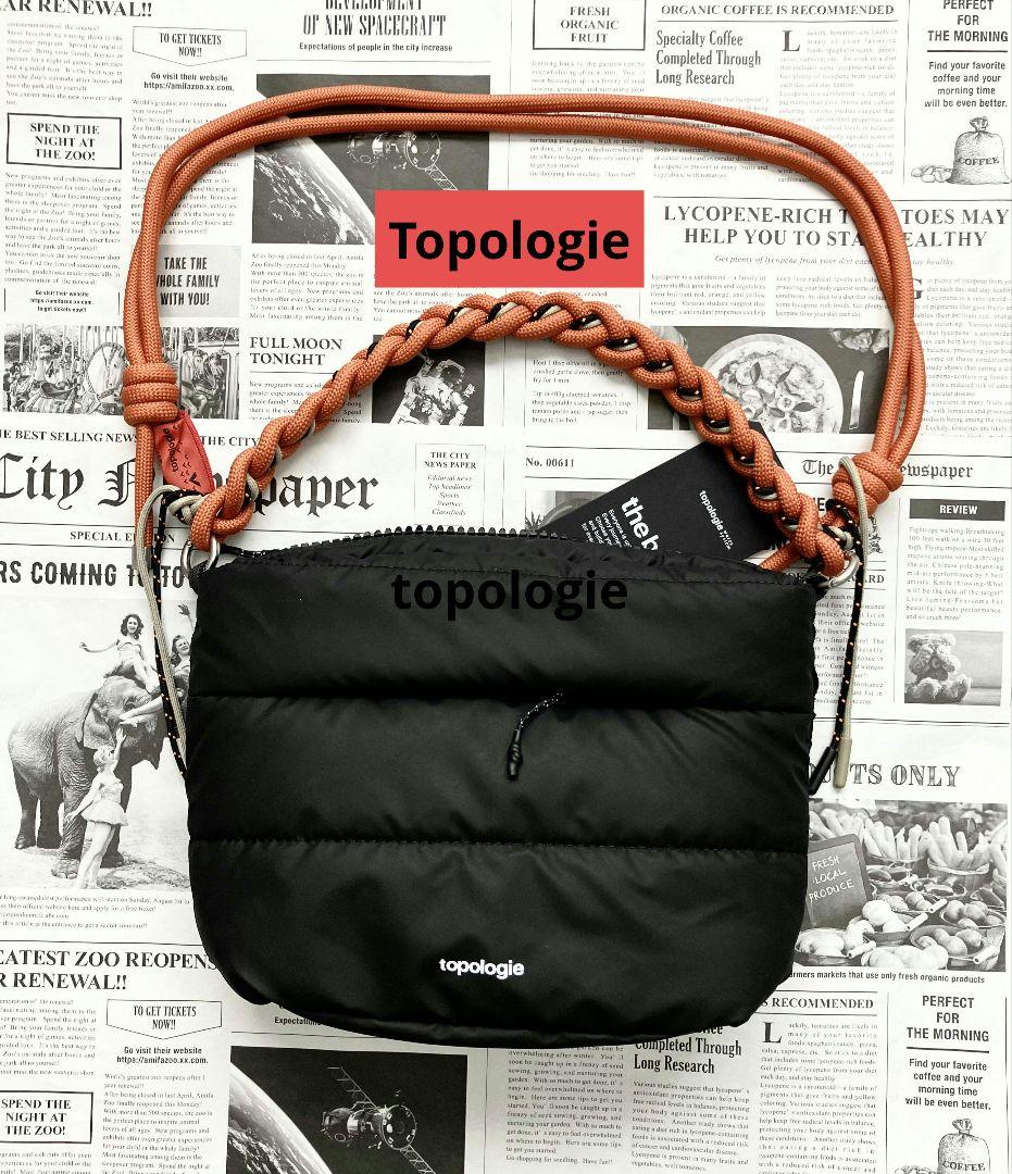 topologieべサス ショルダーbagストラップBlack×orange新品 - メルカリ