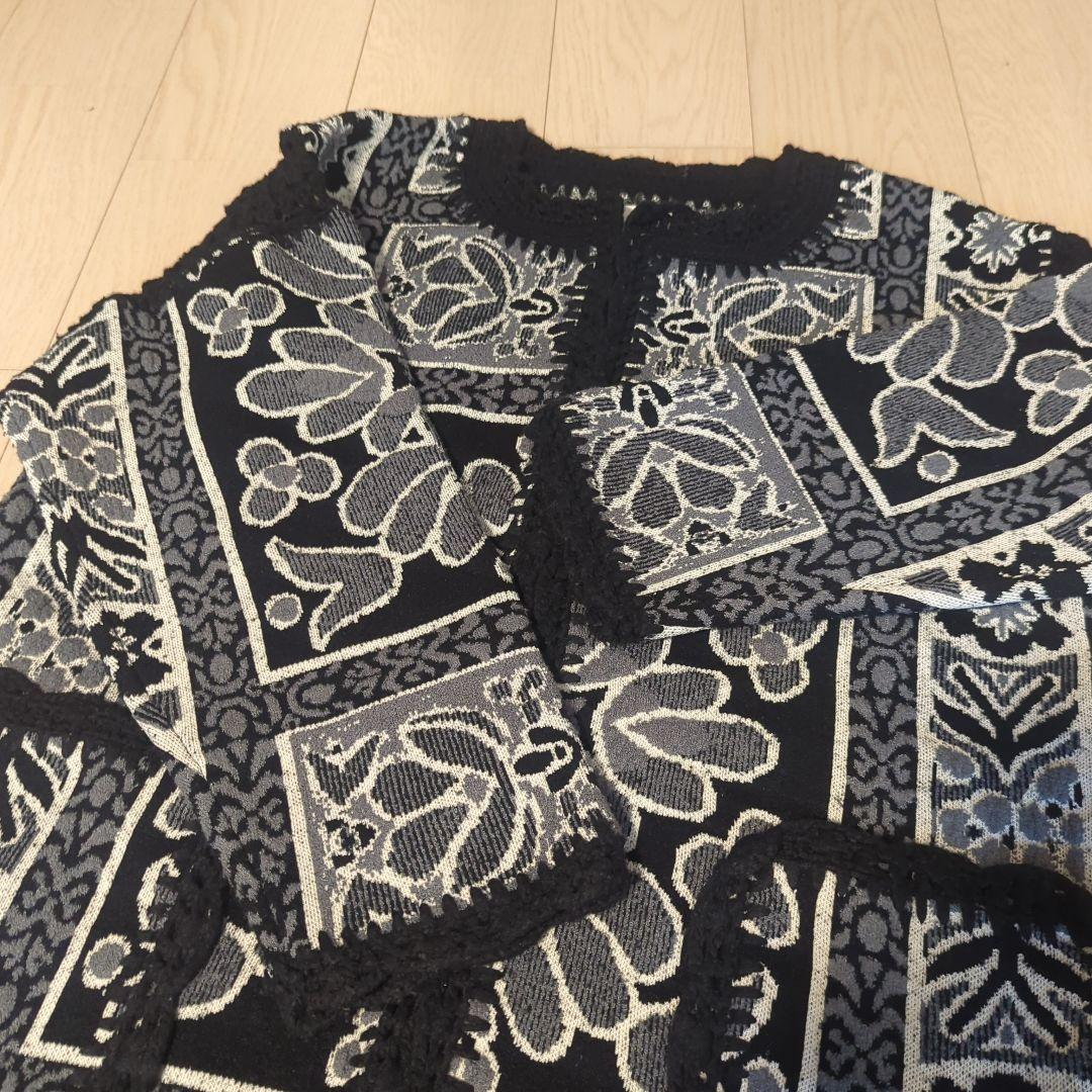 Ameri RUG PATTERN KNIT JACKET - メルカリ
