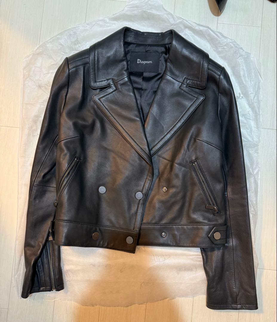 【Diagram】ラムレザー ライダースジャケット ラムレザーライダースジャケット｜REPLAY リプレイ公式通販サイト
