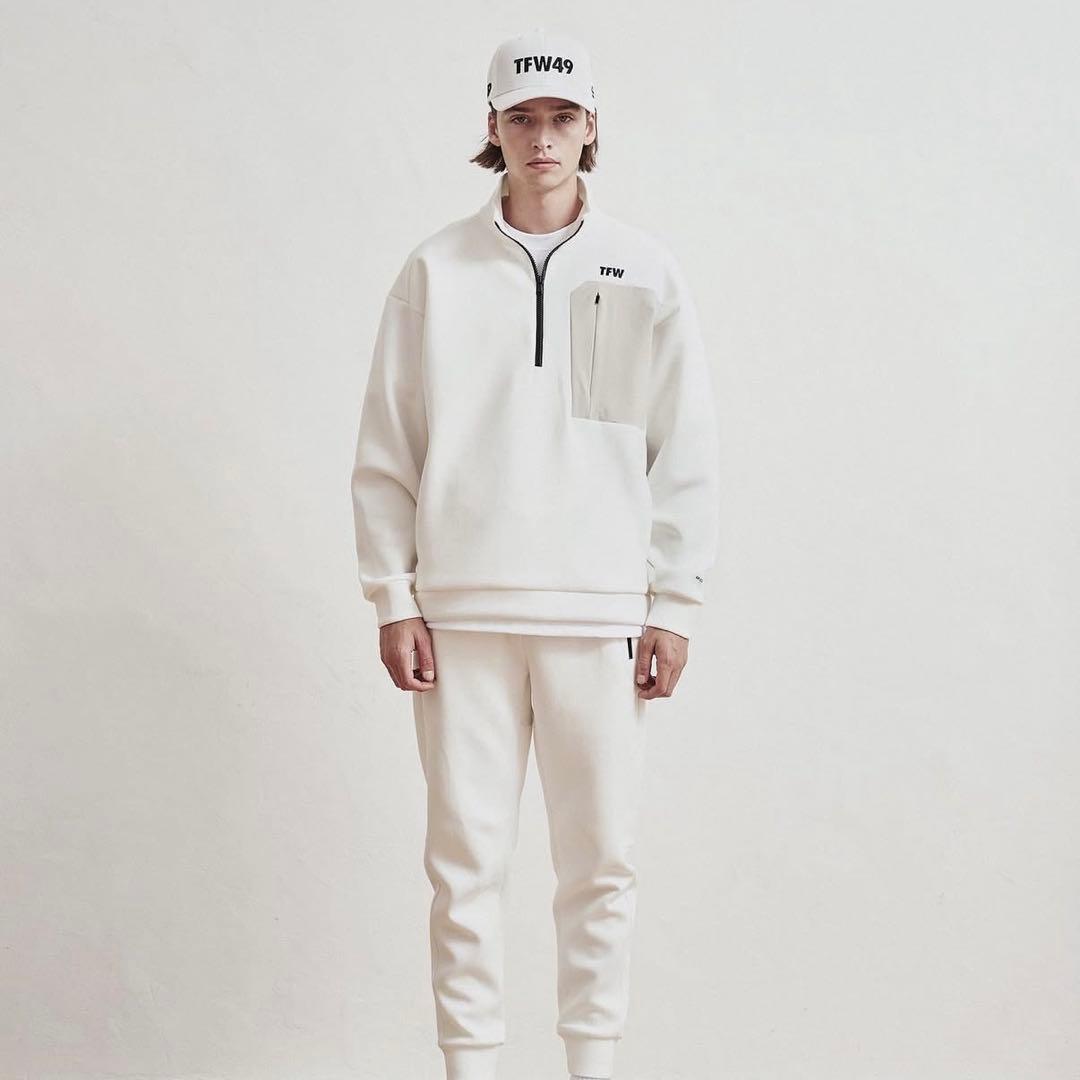 定価3.7万】TFW49 / HALF ZIP SWEAT ゴルフ スウェット