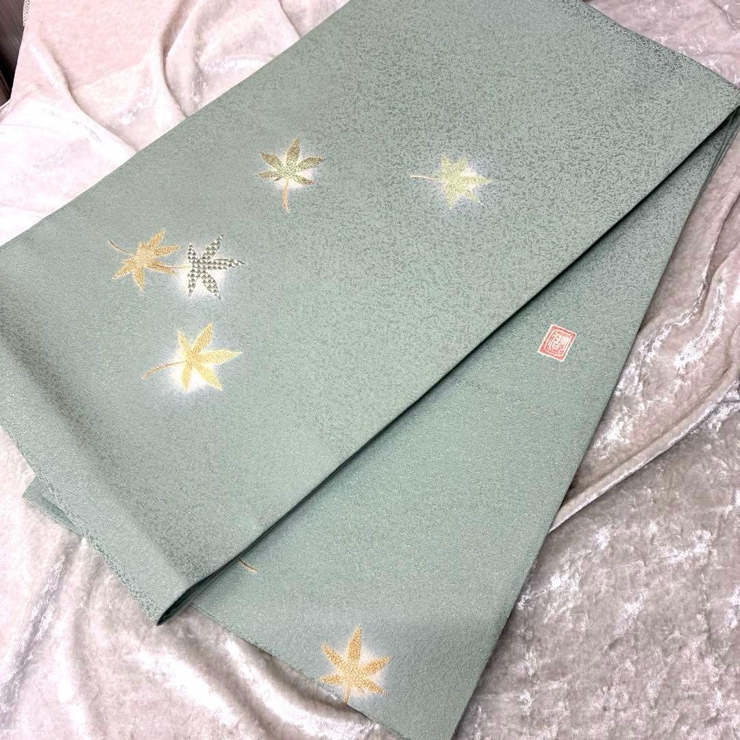 訪問着 着物 相良刺繍 正絹 中国刺繍 逸品 滝泰 落款あり - メルカリ