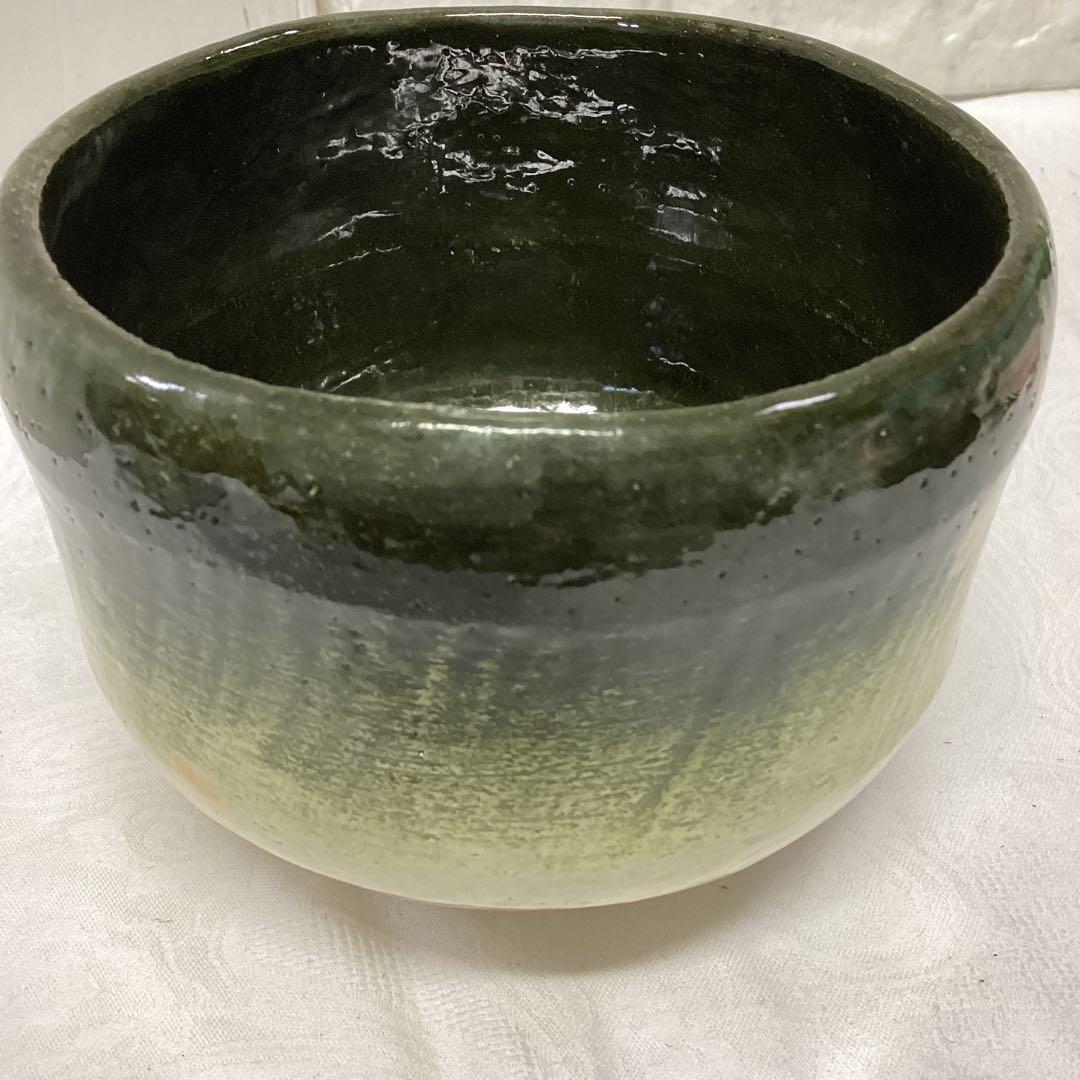 S1 楽茶盌 楽入窯 吉村重生 抹茶椀 直径12cm 高さ8.5