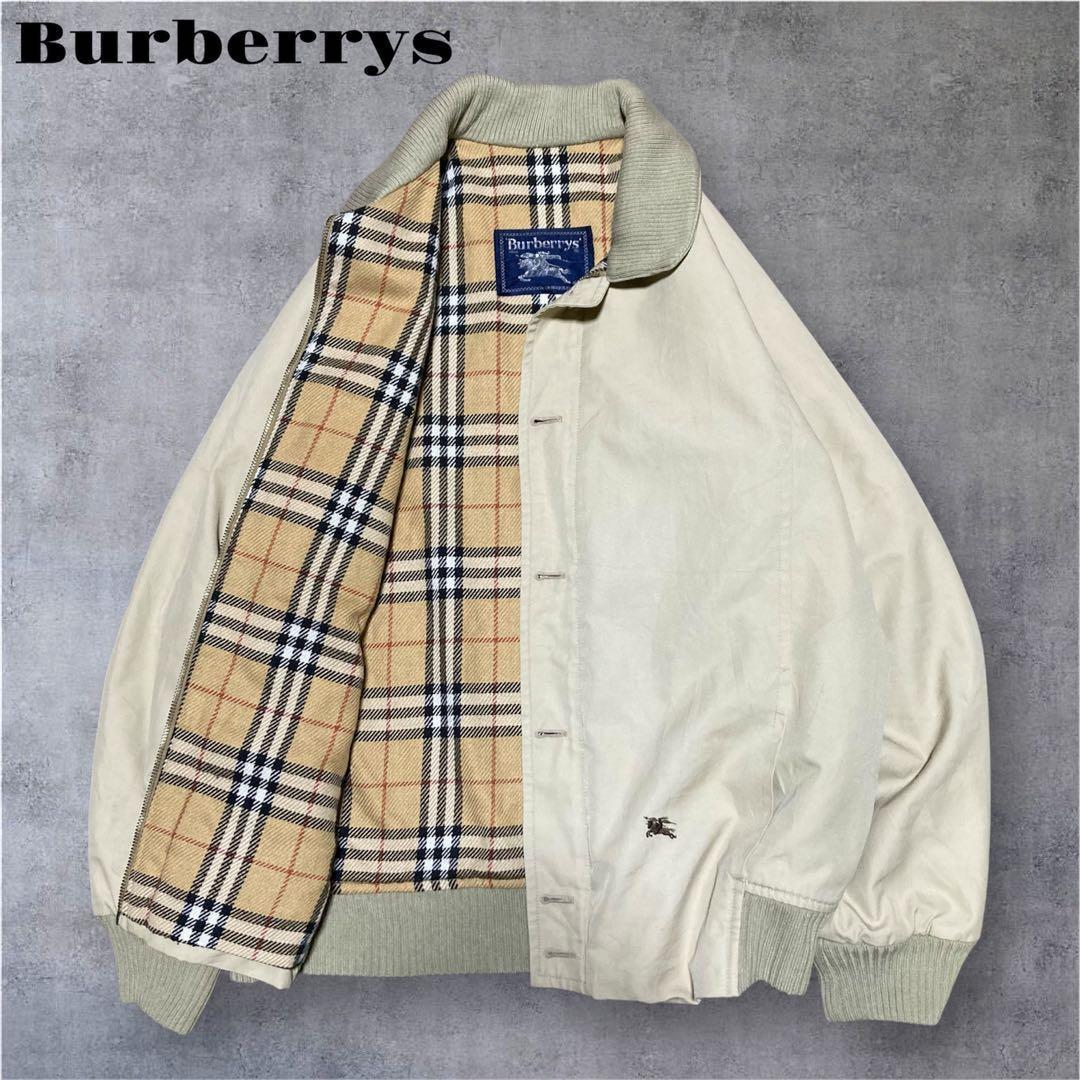 BURBERRY ハリントンジャケット スウィングトップ ノバチェック L