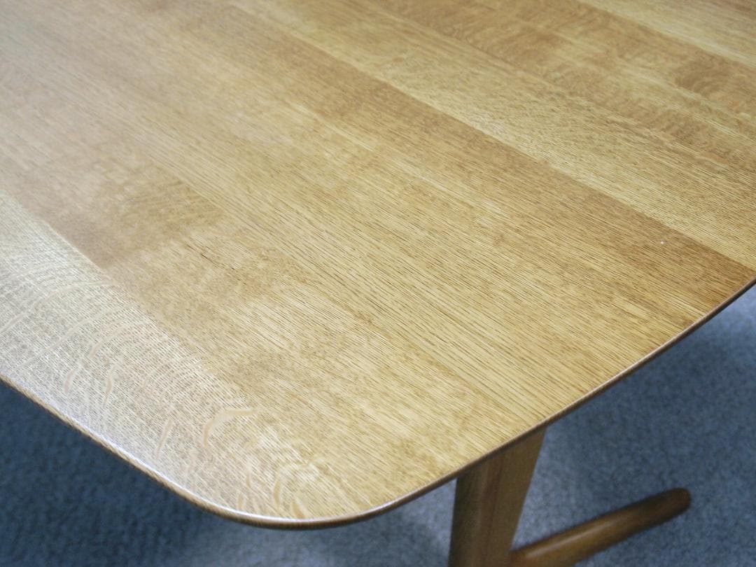 美品‼️日進木工 geppo SEED ダイニングテーブル 2本脚